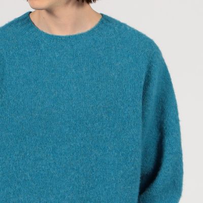 別注】Harley of Scotland ウール クルーネックプル