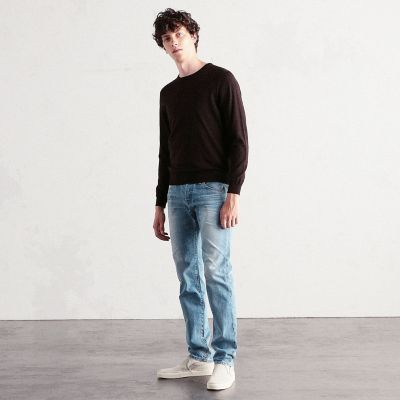 【別注】ＲＥＤ ＣＡＲＤ×ＢＬＵＥ ＷＯＲＫ コットンデニム ５ポケットスリムパンツ（ライトユーズド）