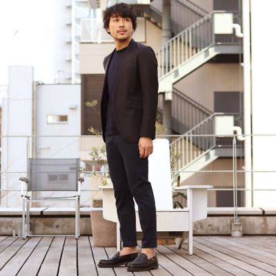 【別注】ＲＥＤ　ＣＡＲＤ×ＴＯＭＯＲＲＯＷＬＡＮＤ　ＲＡＮＫＥＲ　コットンピケ　スリムパンツ