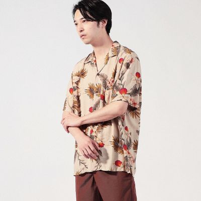 ＴＷＯ　ＰＡＬＭＳ　レーヨン　アロハシャツ