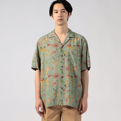 ＴＷＯ　ＰＡＬＭＳ　レーヨン　アロハシャツ