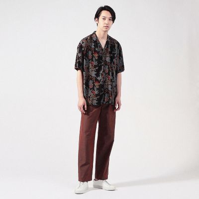 ＜TOMORROWLAND (Men)＞ＴＷＯ　ＰＡＬＭＳ　レーヨン　アロハシャツ