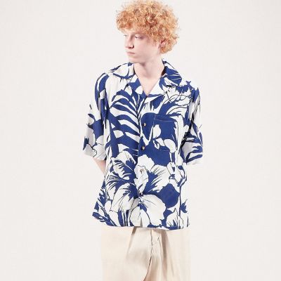 ｍ’ｓ　ｂｒａｇｕｅ　ショートスリーブアロハシャツ