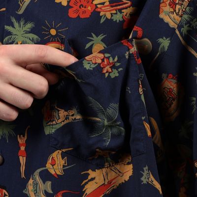 ＴＷＯ　ＰＡＬＭＳ　レーヨン　アロハシャツ
