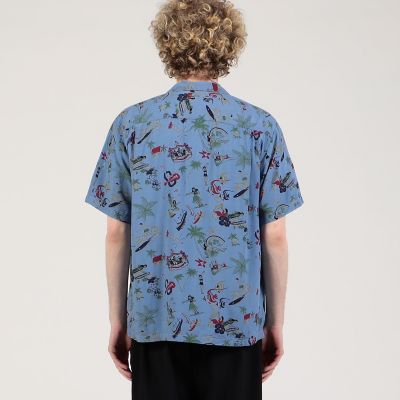 【別注】ＴＷＯ　ＰＡＬＭＳ　レーヨン　アロハシャツ