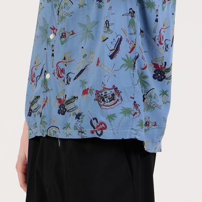【別注】ＴＷＯ　ＰＡＬＭＳ　レーヨン　アロハシャツ