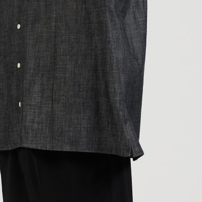 【別注】ＩＮＤＩＶＩＤＵＡＬＩＺＥＤ　ＳＨＩＲＴＳ　コットンシャンブレー　キャンプカラーシャツ