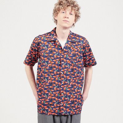 【別注】ＩＮＤＩＶＩＺＵＡＬＩＺＥＤ　ＳＨＩＲＴＳ　コットン　キャンプカラーシャツ