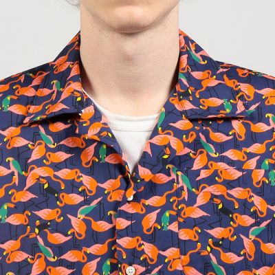 【別注】ＩＮＤＩＶＩＺＵＡＬＩＺＥＤ　ＳＨＩＲＴＳ　コットン　キャンプカラーシャツ