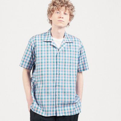 【別注】ＩＮＤＩＶＩＤＵＡＬＩＺＥＤ　ＳＨＩＲＴＳ　コットン　キャンプカラーシャツ