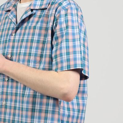 【別注】ＩＮＤＩＶＩＤＵＡＬＩＺＥＤ　ＳＨＩＲＴＳ　コットン　キャンプカラーシャツ