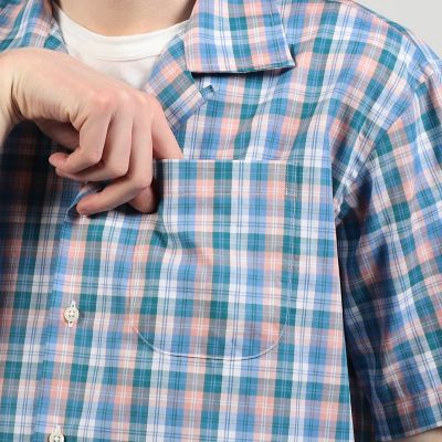 【別注】ＩＮＤＩＶＩＤＵＡＬＩＺＥＤ　ＳＨＩＲＴＳ　コットン　キャンプカラーシャツ