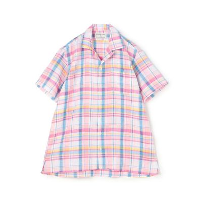 【SALE】TOMORROWLAND (Men)/トゥモローランド INDIVIZUALIZED SHIRTS リネン キャンプカラーシャツ 36ピンクケイ トップス【三越伊勢丹/公式】