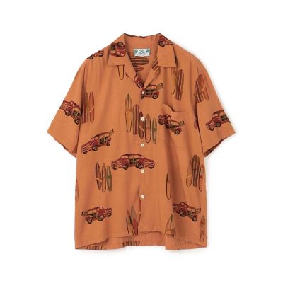 【別注】ＴＷＯ　ＰＡＬＭＳ　レーヨン　アロハシャツ