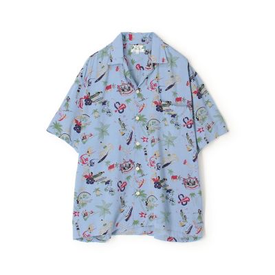 【別注】ＴＷＯ　ＰＡＬＭＳ　レーヨン　アロハシャツ
