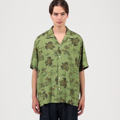 【別注】ＴＷＯ　ＰＡＬＭＳ　レーヨン　アロハシャツ