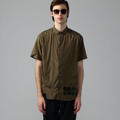kolor ／ BEACON リップストップナイロン 半袖シャツ