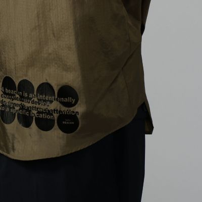 kolor / BEACON リップストップナイロン 半袖シャツ kolor ／ BEACON リップストップナイロン 半袖シャツ