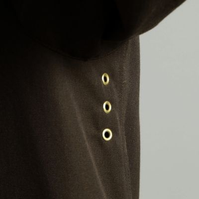【別注】Ｂａｒｂｏｕｒ×ＴＯＭＯＲＲＯＷＬＡＮＤ　　ＯＶＥＲＳＩＺＥＤ　ＢＵＲＧＨＬＥＹ　ウールコットンツイル　ロングコート