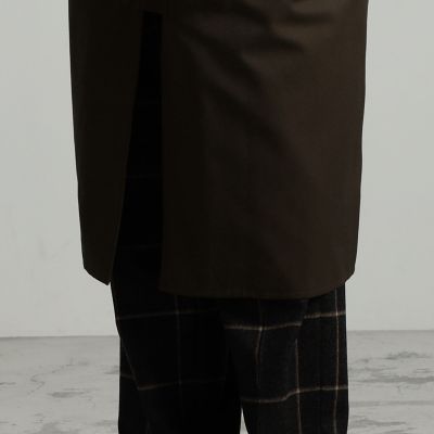 【別注】Ｂａｒｂｏｕｒ×ＴＯＭＯＲＲＯＷＬＡＮＤ　　ＯＶＥＲＳＩＺＥＤ　ＢＵＲＧＨＬＥＹ　ウールコットンツイル　ロングコート