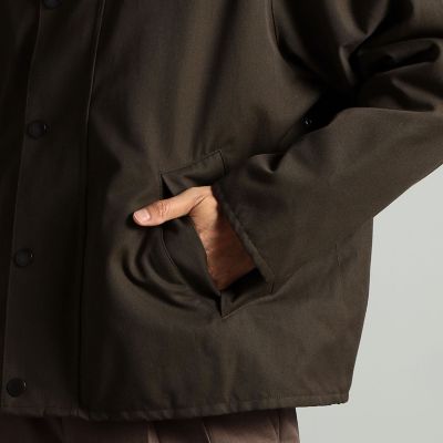 【別注】Ｂａｒｂｏｕｒ×ＴＯＭＯＲＲＯＷＬＡＮＤ　ＴＲＡＮＳＰＯＲＴ　ウールコットンツイル　ショートブルゾン