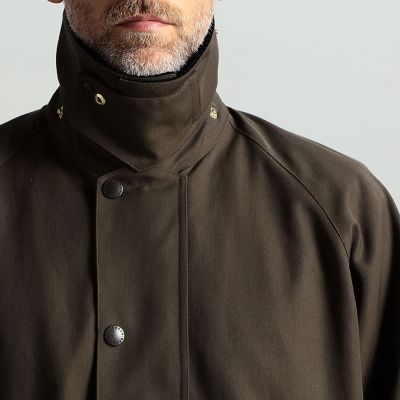 【別注】Ｂａｒｂｏｕｒ×ＴＯＭＯＲＲＯＷＬＡＮＤ　ＴＲＡＮＳＰＯＲＴ　ウールコットンツイル　ショートブルゾン