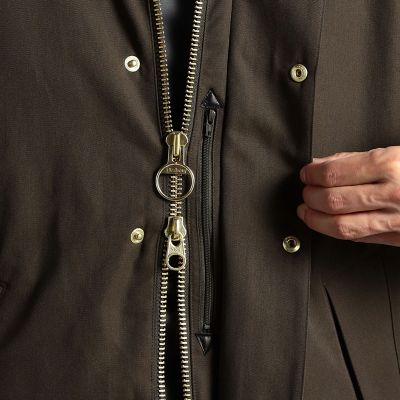 【別注】Ｂａｒｂｏｕｒ×ＴＯＭＯＲＲＯＷＬＡＮＤ　ＴＲＡＮＳＰＯＲＴ　ウールコットンツイル　ショートブルゾン