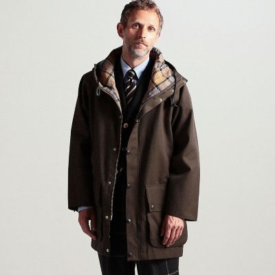 Barbour トゥモローランド別注 ウールストライプコート