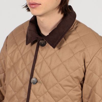 美品★LAVENHAM★キルティングコート DENSTON 2S 34 別注】LAVENHAM DENSTON リサイクルウール