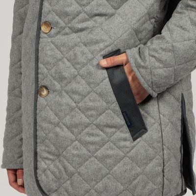【別注】ＬＡＶＥＮＨＡＭ　ＤＥＮＳＴＯＮ　リサイクルウール　キルティングコート
