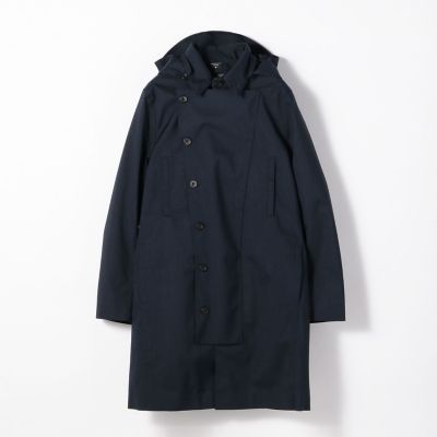 Ｎｏｒｗｅｇｉａｎ　Ｒａｉｎ　ポリエステル　フーデッドコート　ＤＯＵＢＬＥ　ＢＲＥＳＴＥＤ