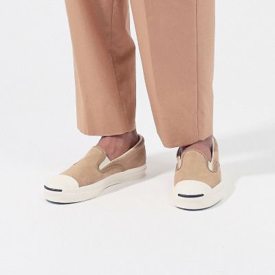 ＣＯＮＶＥＲＳＥ　ＪＡＣＫ　ＰＵＲＣＥＬＬ　ＲＥＴ　スエード　スリッポンスニーカー