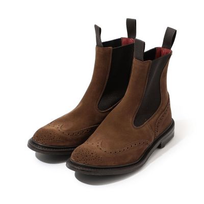 Ｔｒｉｃｋｅｒ’ｓ×ＴＯＭＯＲＲＯＷＬＡＮＤ　カウレザー　サイドゴアブーツ