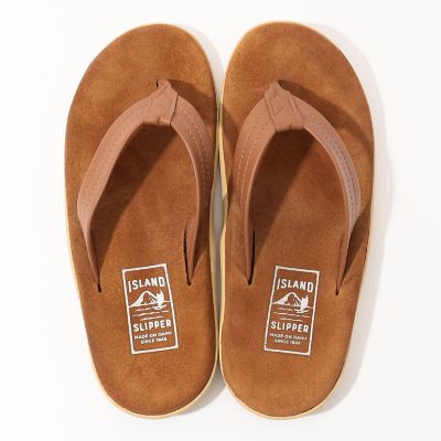 【別注】ＩＳＬＡＮＤ　ＳＬＩＰＰＥＲ　ＰＴ２０２　レザートングサンダル