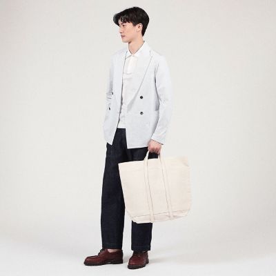 AMIACALVA ウォッシュドキャンバス トートバッグ