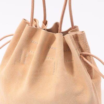 AMIACALVA SCARECR カーフレザー 巾着バッグ
