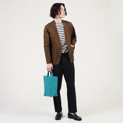 AMIACALVA ウォッシュドキャンバス トートバッグ