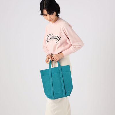 AMIACALVA ウォッシュドキャンバス トートバッグ