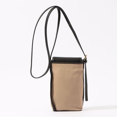 Ｔｈｅ　Ｄｉｌｅｔｔａｎｔｅ　コットン×レザー　２Ｗａｙポシェットバッグ