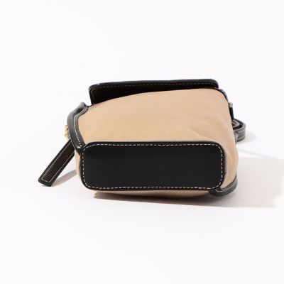 Ｔｈｅ　Ｄｉｌｅｔｔａｎｔｅ　コットン×レザー　２Ｗａｙポシェットバッグ