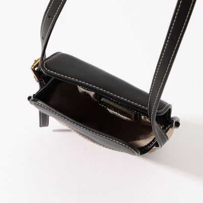 Ｔｈｅ　Ｄｉｌｅｔｔａｎｔｅ　コットン×レザー　２Ｗａｙポシェットバッグ