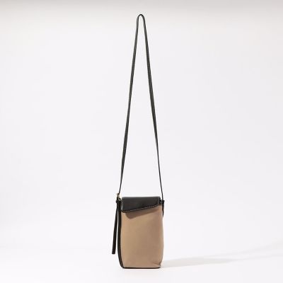 Ｔｈｅ　Ｄｉｌｅｔｔａｎｔｅ　コットン×レザー　２Ｗａｙポシェットバッグ