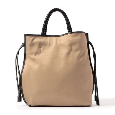 ＜TOMORROWLAND (Men)＞Ｔｈｅ　Ｄｉｌｅｔｔａｎｔｅ　コットン×レザートートバッグ　Ｌｕｋｅ