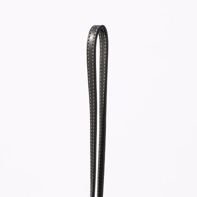 The Dilettante コットン×レザー ドローストリング