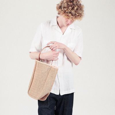 トートバッグ ベージュ/ tomorrowland プレーンリネン トートバッグ（トートバッグ）｜TOMORROWLAND HOME