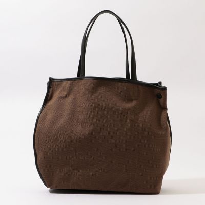 THE DILETTANTE キャンバス×レザー トートバッグ 