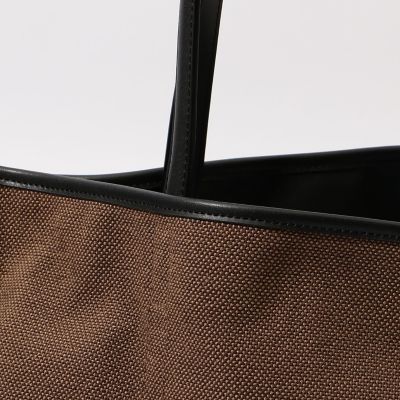 THE DILETTANTE キャンバス×レザー トートバッグ 