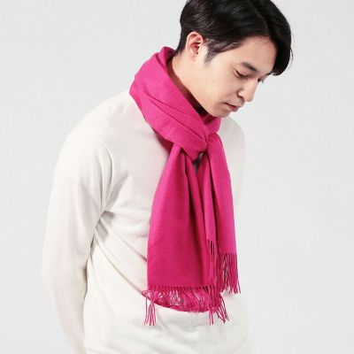 TOMORROWLAND トゥモローランド ソリッドカシミヤストール カシミヤ ソリッドストール | TOMORROWLAND (Men