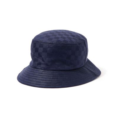 ＜三越伊勢丹/公式＞ TOMORROWLAND (Men)/トゥモローランド LITE YEAR Tonal Check Bucket Hat バケットハット 69ネイビー 帽子【三越伊勢丹/公式】