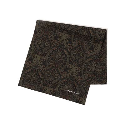 ＜TOMORROWLAND (Men)＞ＴＯＭＯＲＲＯＷＬＡＮＤ　コットン　ペーズリーハンカチ